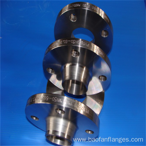 Stainless steel high diameter flange